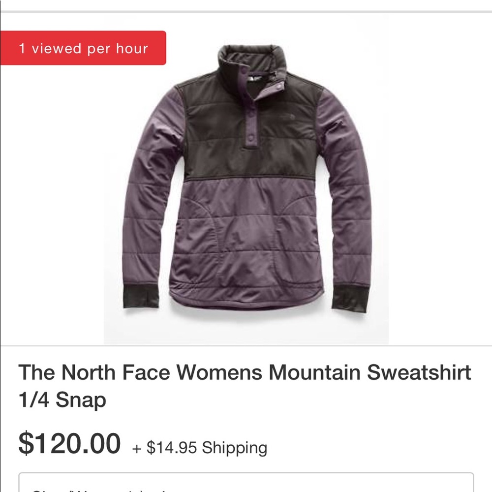 North face pullover!